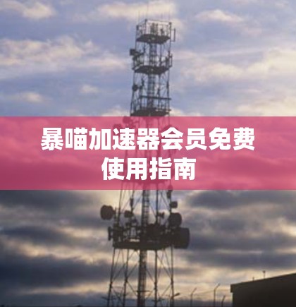 暴喵加速器会员免费使用指南