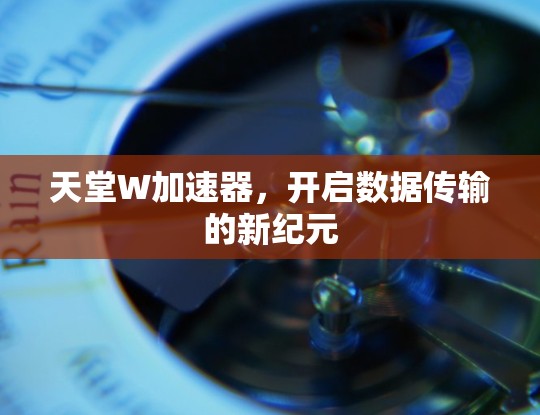 天堂W加速器，开启数据传输的新纪元