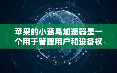苹果的小蓝鸟加速器是一个用于管理用户和设备权限的加速器，通常用于加速苹果设备（如iPhone、iPad、MacBook等）对于加速器的使用，有几个关键点需要考虑