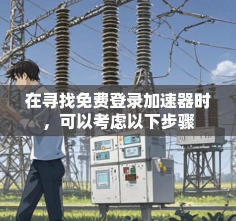 在寻找免费登录加速器时，可以考虑以下步骤