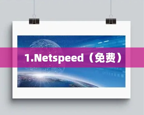 1.Netspeed（免费）