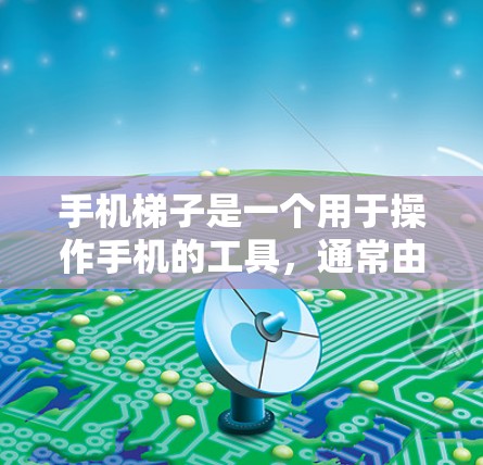 手机梯子是一个用于操作手机的工具，通常由多个腿或支撑结构组成，帮助将手机固定到桌面上，并在移动过程中保持屏幕稳定。以下是对手机梯子的详细解释