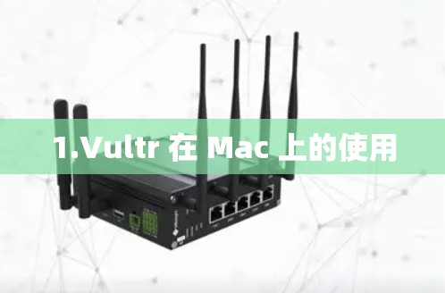1.Vultr 在 Mac 上的使用