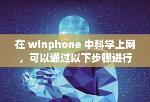 在 winphone 中科学上网,可以通过以下步骤进行 在 winphone 中科学上网,可以通过以下步骤进行