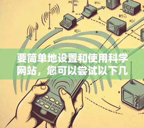 要简单地设置和使用科学网站,您可以尝试以下几种方法 要简单地设置和使用科学网站,您可以尝试以下几种方法