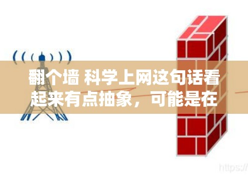 翻个墙 科学上网这句话看起来有点抽象，可能是在表达一种通过改变方向或绕开障碍，利用科学的方法或技术进行上网活动的意思。以下是对这句话的解释和可能的应用场景