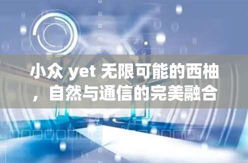 小众 yet 无限可能的西柚，自然与通信的完美融合