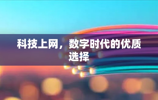 科技上网,数字时代的优质选择 科技上网,数字时代的优质选择