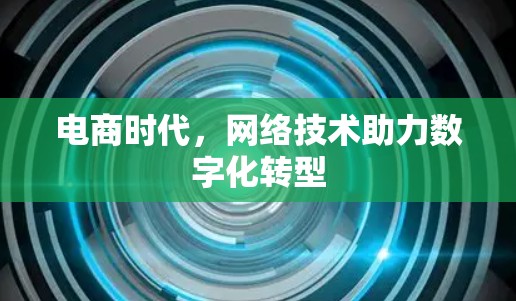 电商时代,网络技术助力数字化转型 电商时代,网络技术助力数字化转型