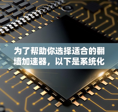 为了帮助你选择适合的翻墙加速器，以下是系统化的推荐步骤