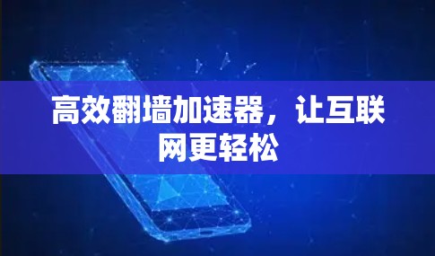 高效翻墙加速器，让互联网更轻松