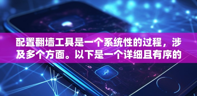 配置翻墙工具是一个系统性的过程，涉及多个方面。以下是一个详细且有序的步骤指南，帮助您全面配置翻墙工具