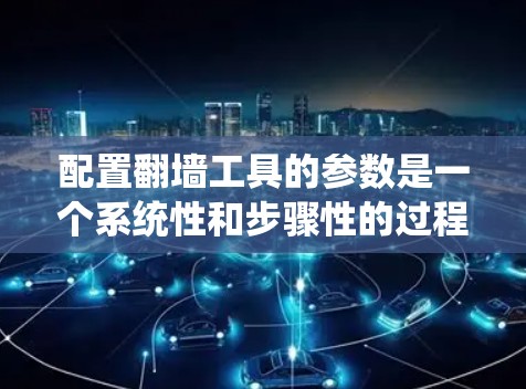 配置翻墙工具的参数是一个系统性和步骤性的过程，需要逐步进行，确保每个参数都正确设置。以下是对翻墙工具参数配置的详细步骤