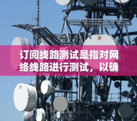 订阅线路测试是指对网络线路进行测试，以确保其正常运行和功能稳定。以下是关于订阅线路测试的一些关键点和相关建议