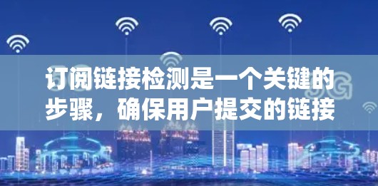 订阅链接检测是一个关键的步骤，确保用户提交的链接合法且符合要求。以下是一个系统的检测过程