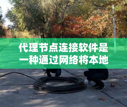 代理节点连接软件是一种通过网络将本地设备与服务器之间进行通信的工具，广泛应用于数据同步、文件传输和权限控制等领域。以下是关于代理节点连接软件的详细说明