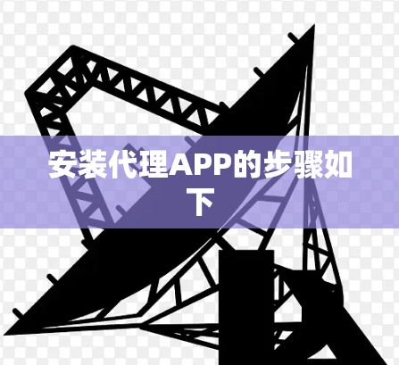 安装代理APP的步骤如下