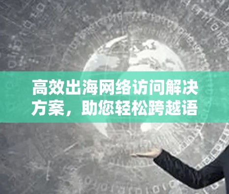 高效出海网络访问解决方案，助您轻松跨越语言障碍