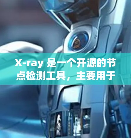 X-ray 是一个开源的节点检测工具，主要用于医学影像分析，尤其是用于病理学诊断和影像分析中。它基于深度学习模型，能够自动检测和定位病变区域，帮助医生更准确地诊断疾病