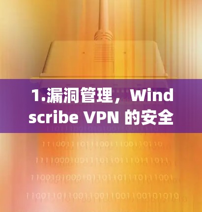 1.漏洞管理，Windscribe VPN 的安全性可能受到漏洞的威胁。如果应用存在未 patched的漏洞，可能导致攻击者能够进入系统并执行恶意操作