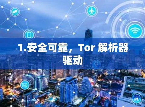 1.安全可靠,Tor 解析器驱动 1.安全可靠,Tor 解析器驱动