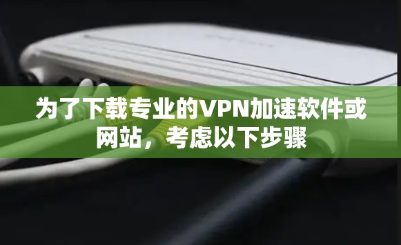 为了下载专业的VPN加速软件或网站，考虑以下步骤