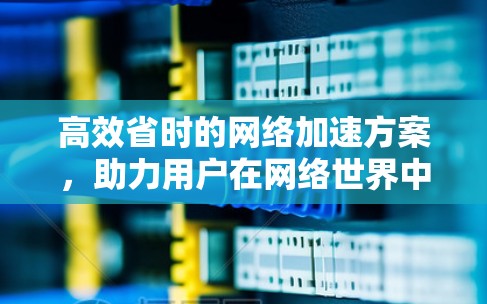 高效省时的网络加速方案，助力用户在网络世界中的高效出行