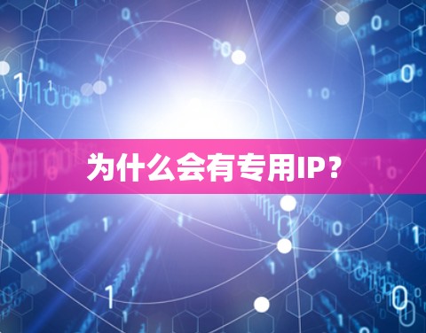 为什么会有专用IP? 为什么会有专用IP?