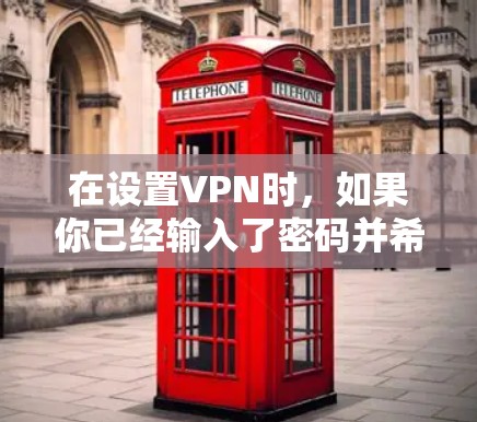 在设置VPN时，如果你已经输入了密码并希望重置它，通常可以通过以下步骤进行