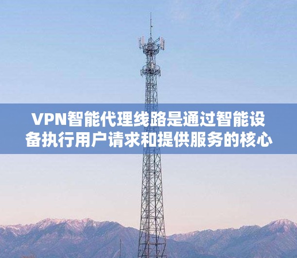 VPN智能代理线路是通过智能设备执行用户请求和提供服务的核心部分。以下是其工作原理的详细说明