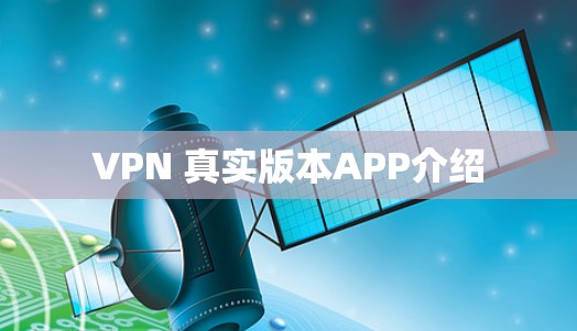 VPN 真实版本APP介绍 VPN 真实版本APP介绍