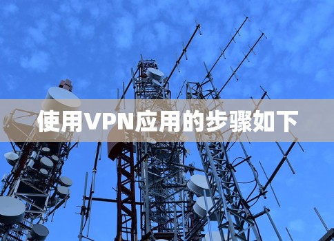 使用VPN应用的步骤如下