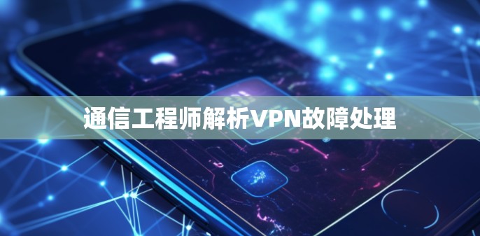 通信工程师解析VPN故障处理