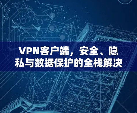VPN客户端，安全、隐私与数据保护的全栈解决方案