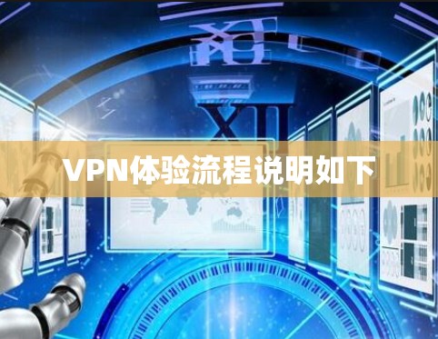 VPN体验流程说明如下