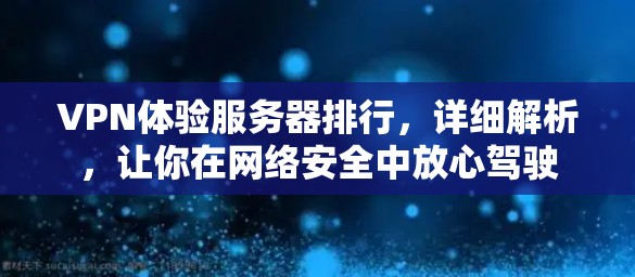 VPN体验服务器排行，详细解析，让你在网络安全中放心驾驶