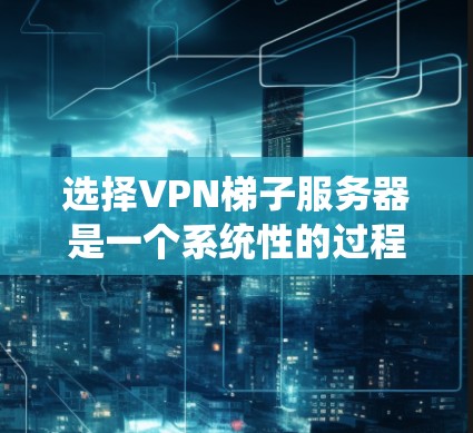选择VPN梯子服务器是一个系统性的过程,需要考虑多个因素以确保网络连接稳定和可靠。以下是一个有条理的步骤指南 选择VPN梯子服务器是一个系统性的过程,需要考虑多个因素以确保网络连接稳定和可靠。以下是一个有条理的步骤指南