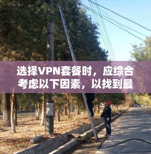 选择VPN套餐时，应综合考虑以下因素，以找到最适合自己的解决方案