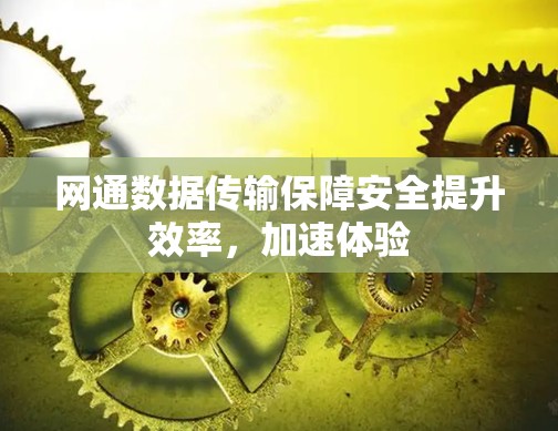 网通数据传输保障安全提升效率，加速体验
