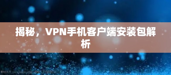 揭秘,VPN手机客户端安装包解析 揭秘,VPN手机客户端安装包解析