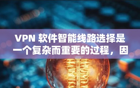 VPN 软件智能线路选择是一个复杂而重要的过程，因为它涉及安全、性能和用户体验的多个方面。以下是一个结构化的指南，帮助您选择适合自己的VPN软件